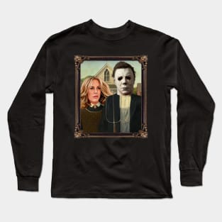 Halloween - Michael Myers and Laurie Strode Long Sleeve T-Shirt